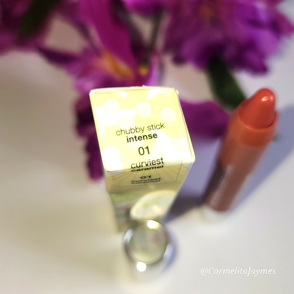 BNIB》Clinique 💄 Chubby Stick Intense Moisturizing Color Balm (Curviest Caramel) - Picture 4 of 5